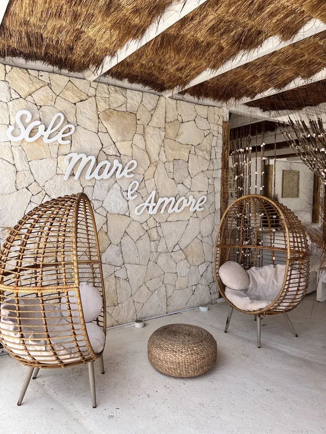 Le coin « Sole Mare e Amore »